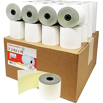 32 rollys 2 ply carbonless